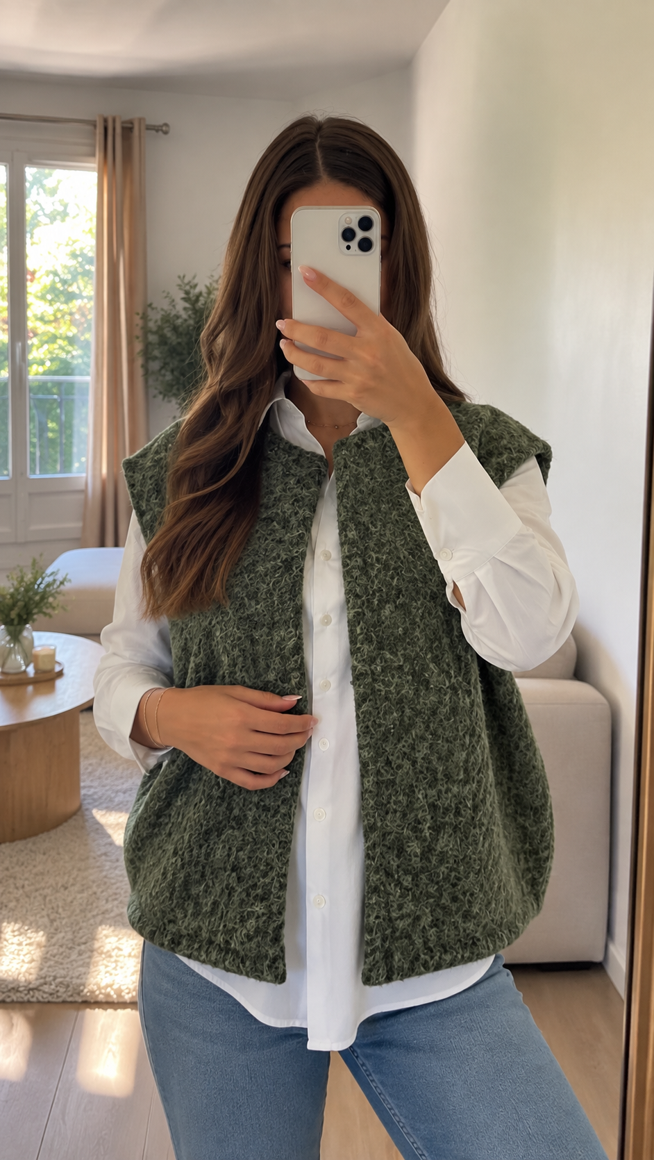 Veste Ouverte Mi-Saison
