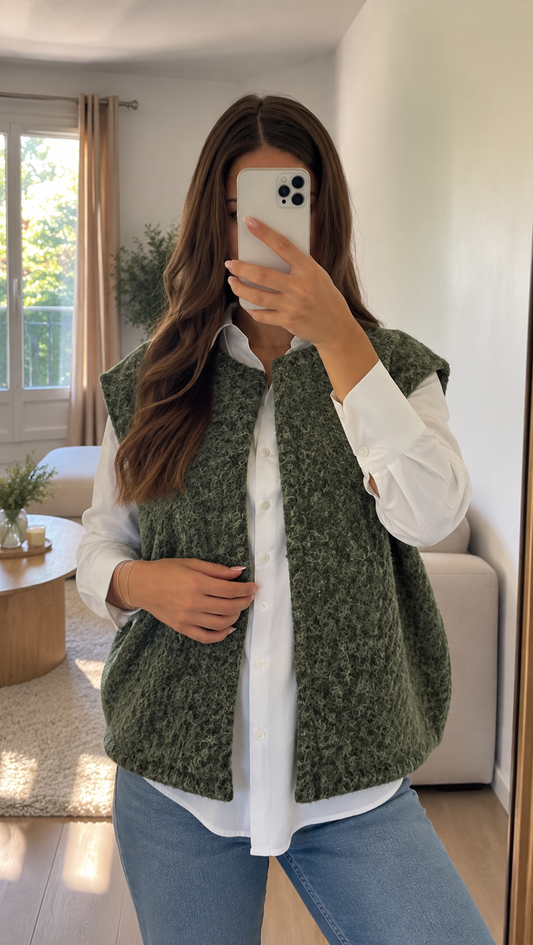 Veste Ouverte Mi-Saison