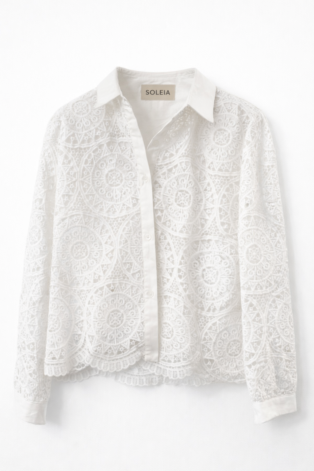 Chemisier blanc soleia